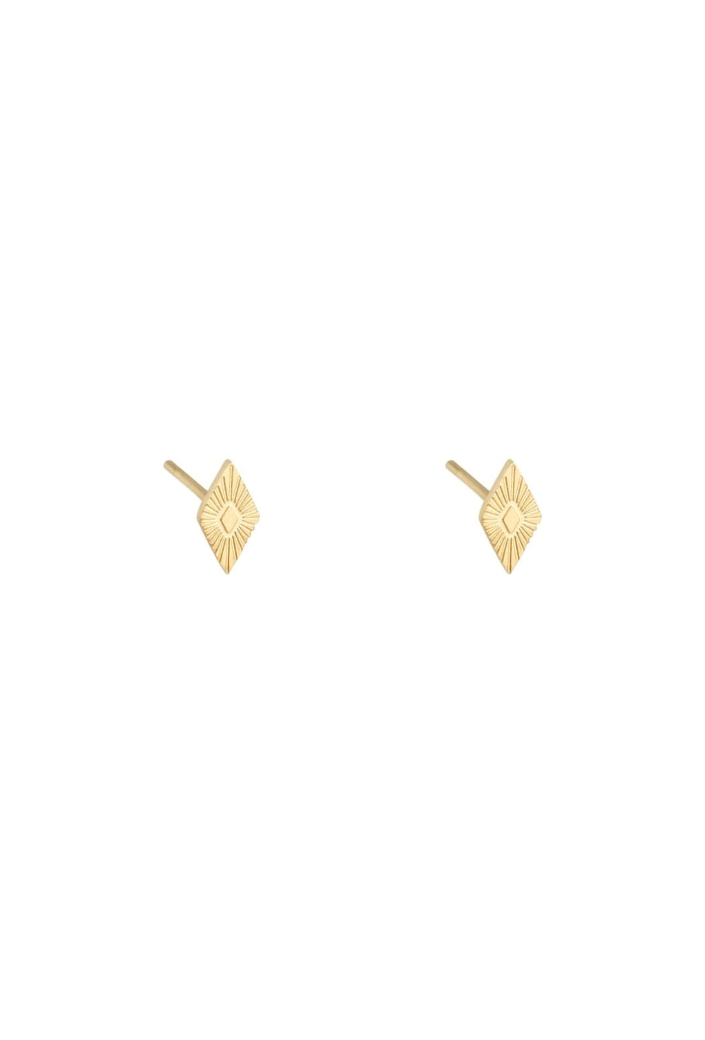 Earrings small diamond shape