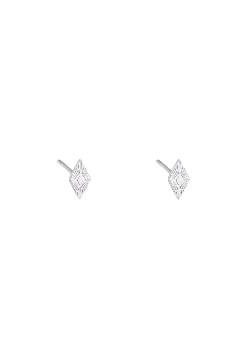 Earrings small diamond shape