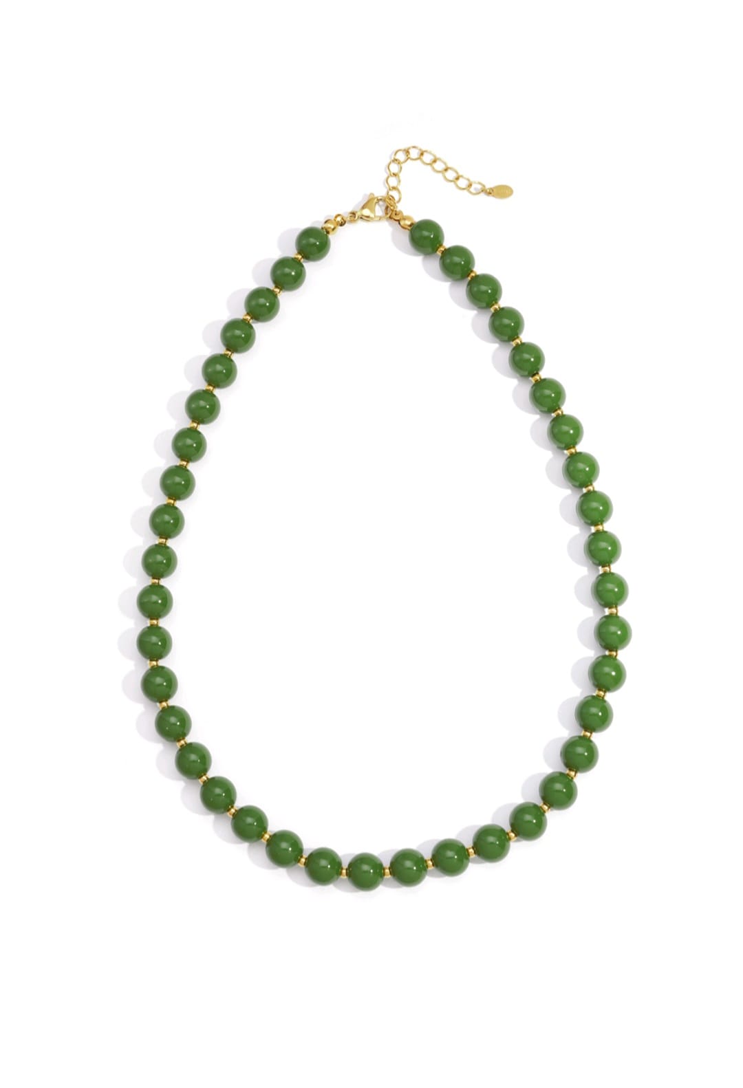 Green beaded