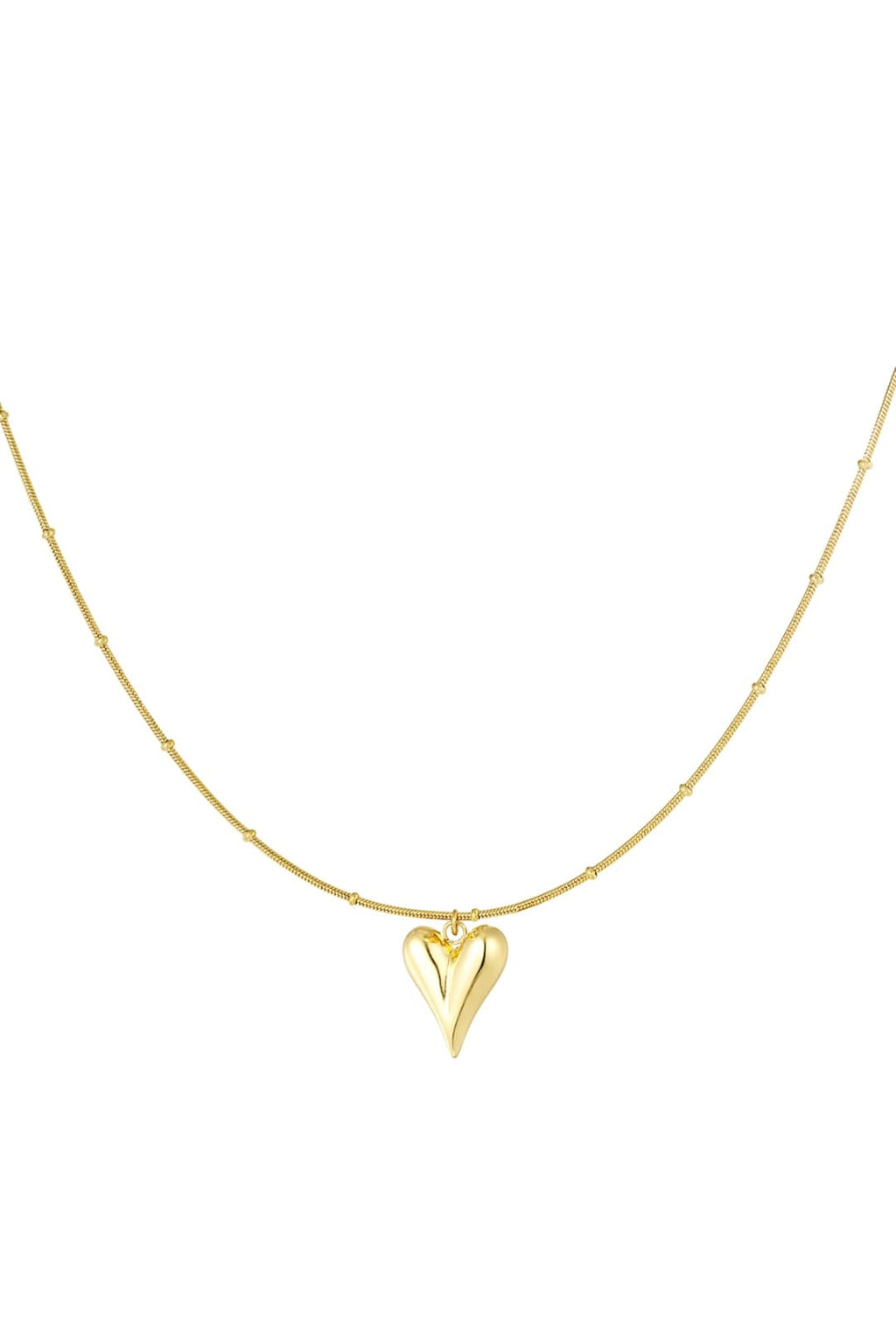 Ball heart necklace
