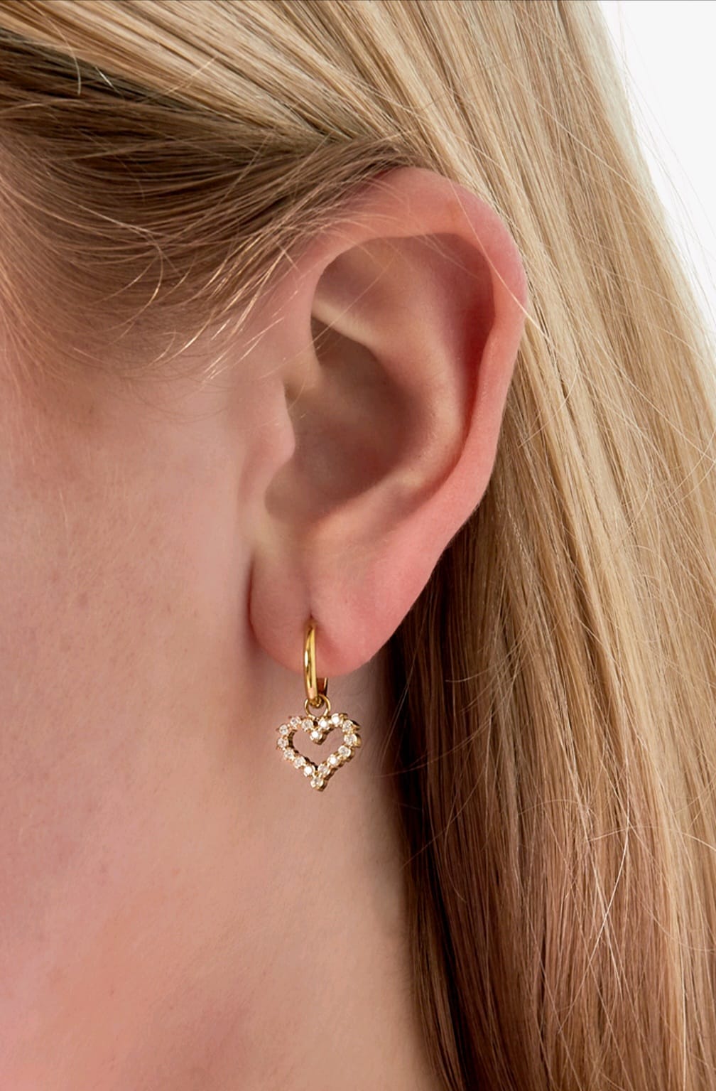 Rhinestone heart
