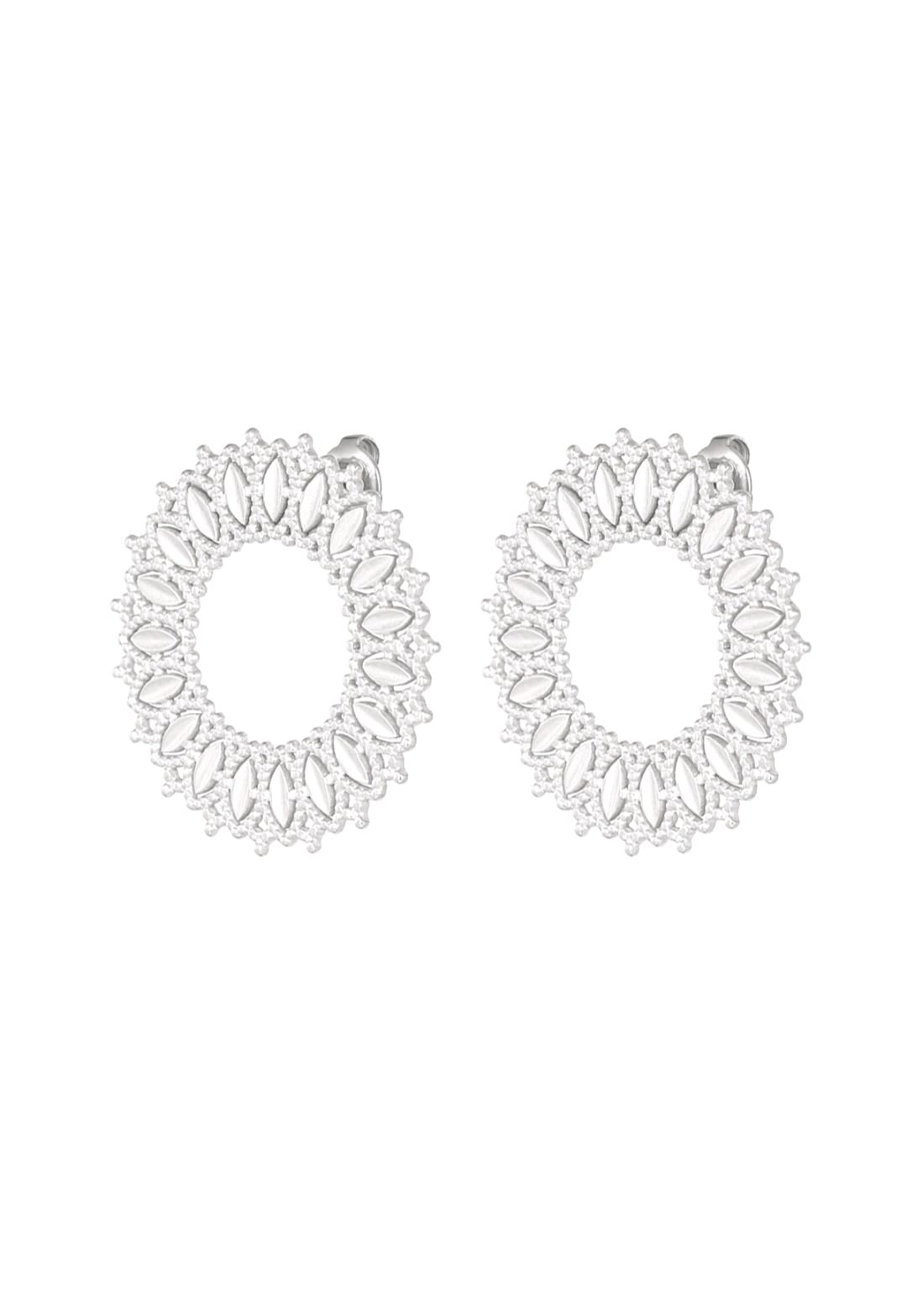 Sun statement earrings