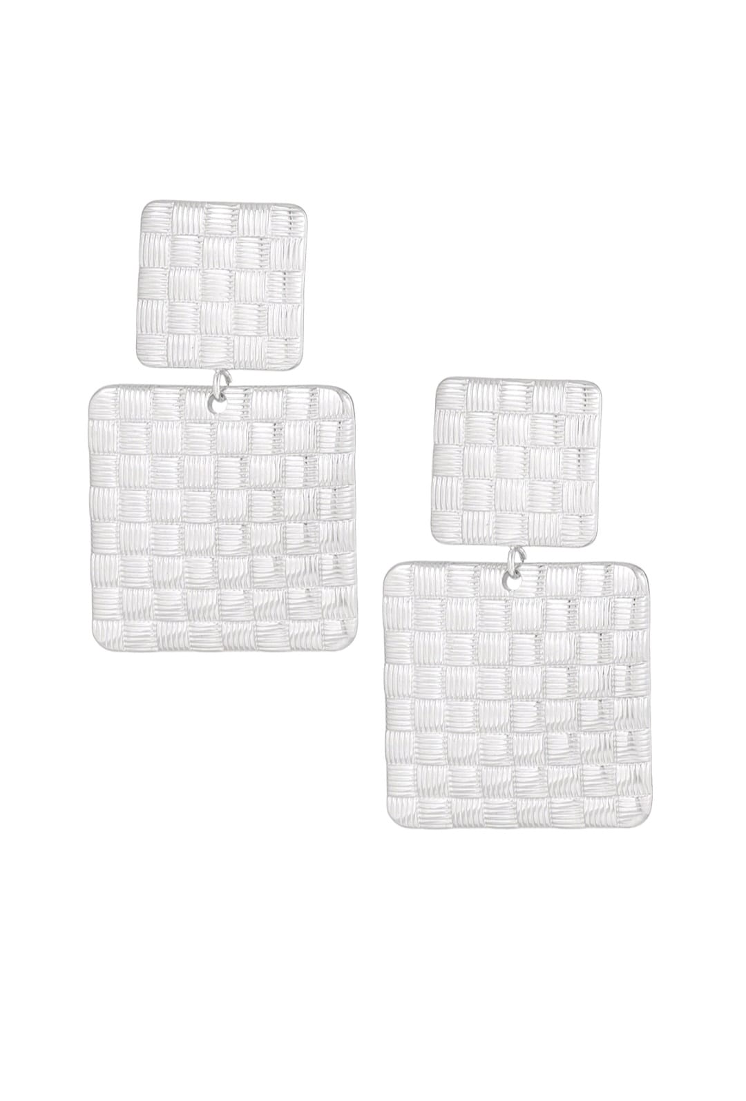 Textured Blocks Silver