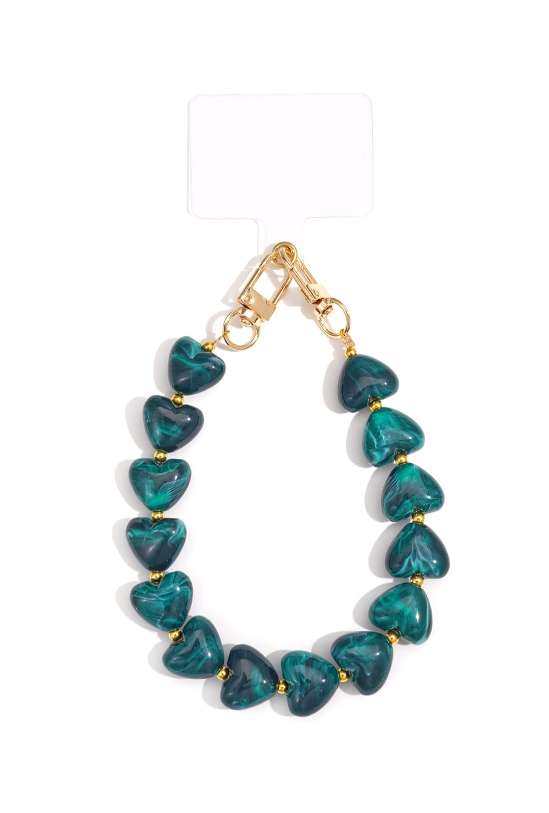 Telefoonkoord pauwblauw