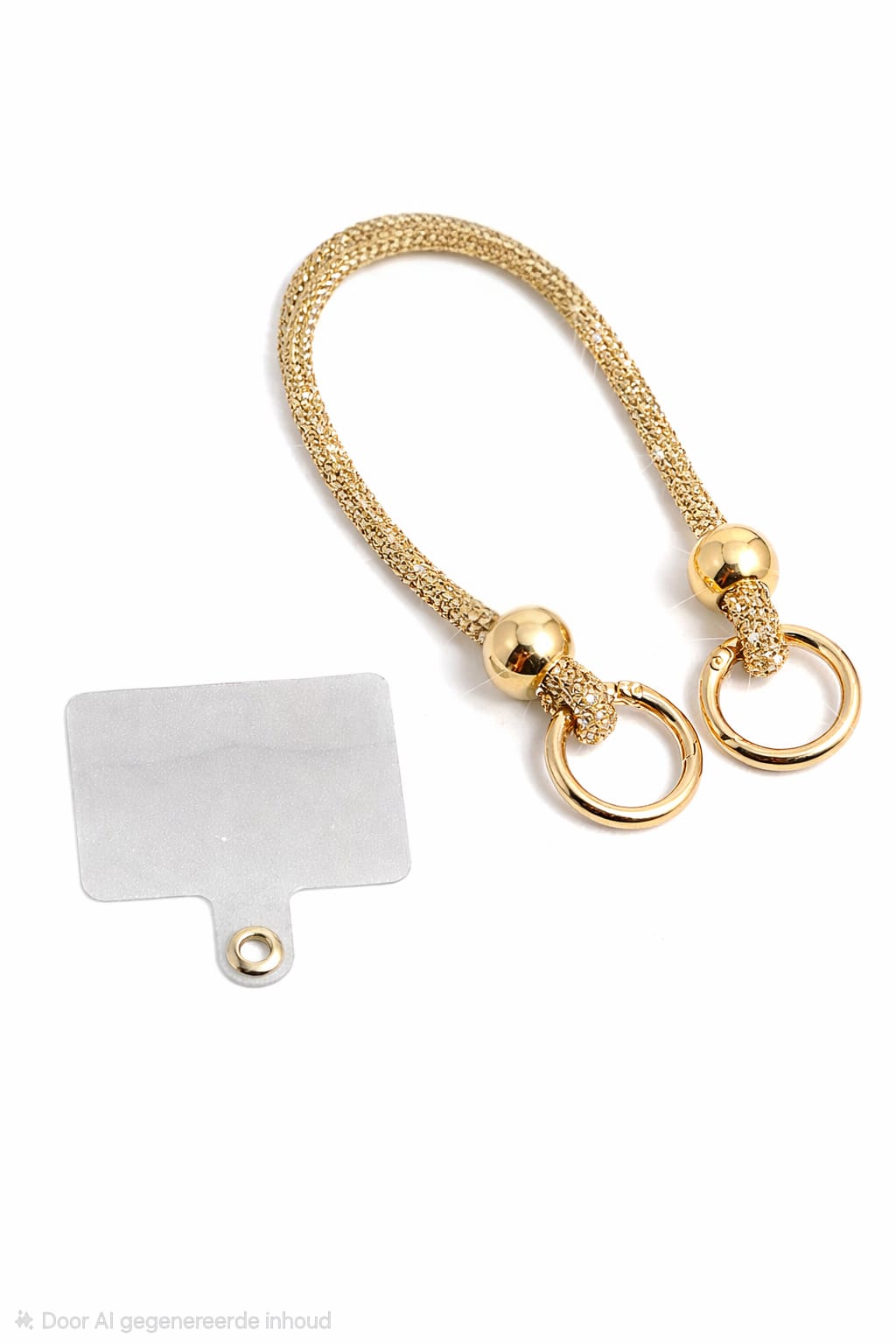 Sparkling gold phonecord