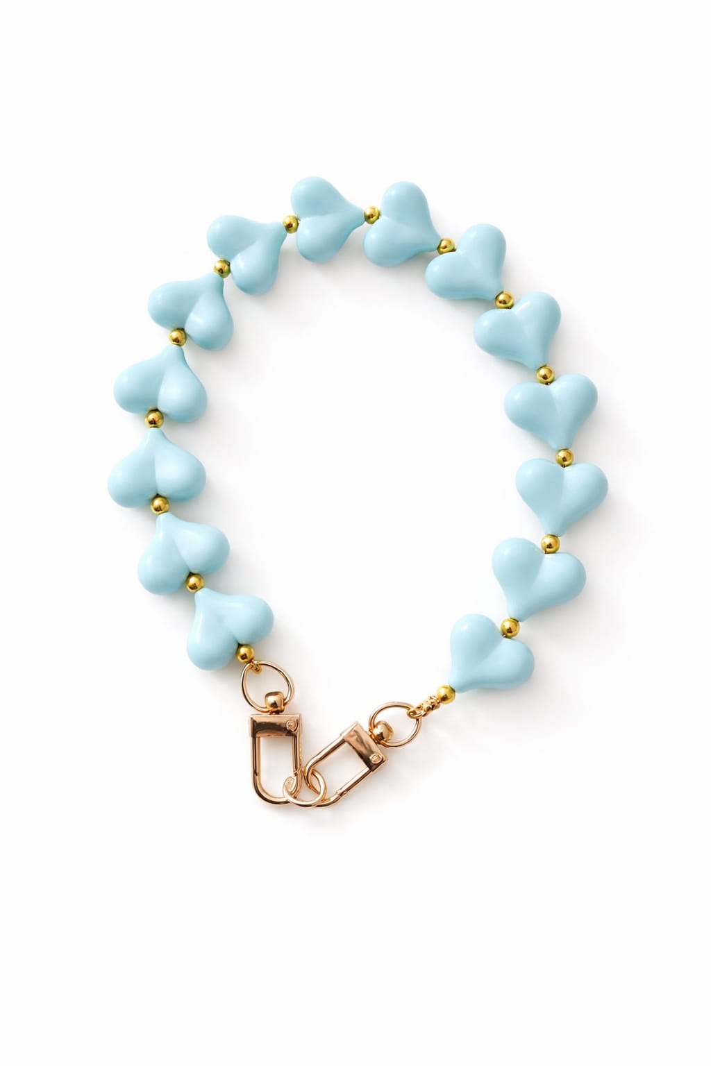 Telefoonkoord babyblauw