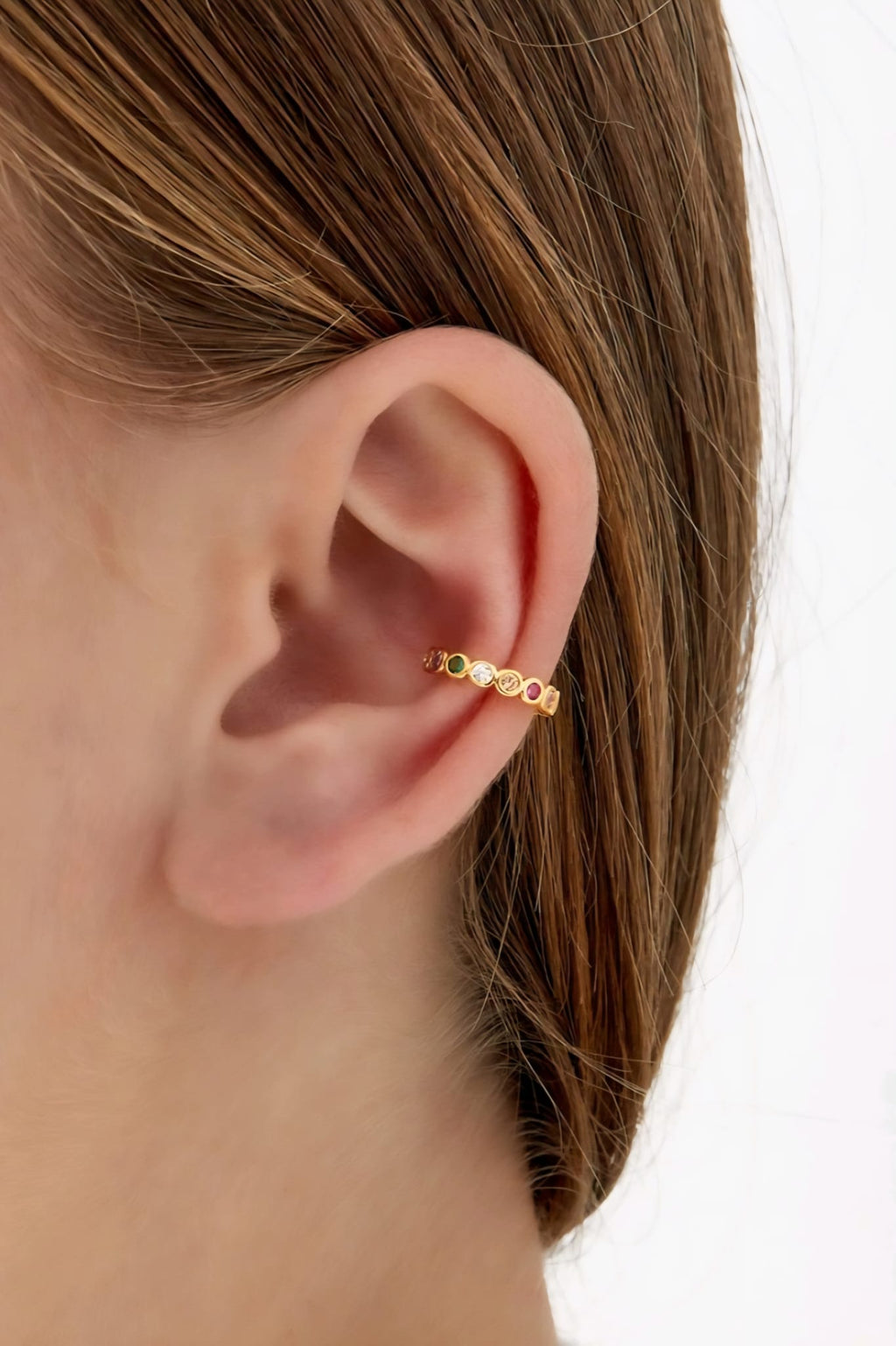 Earcuff colourful bliss gold