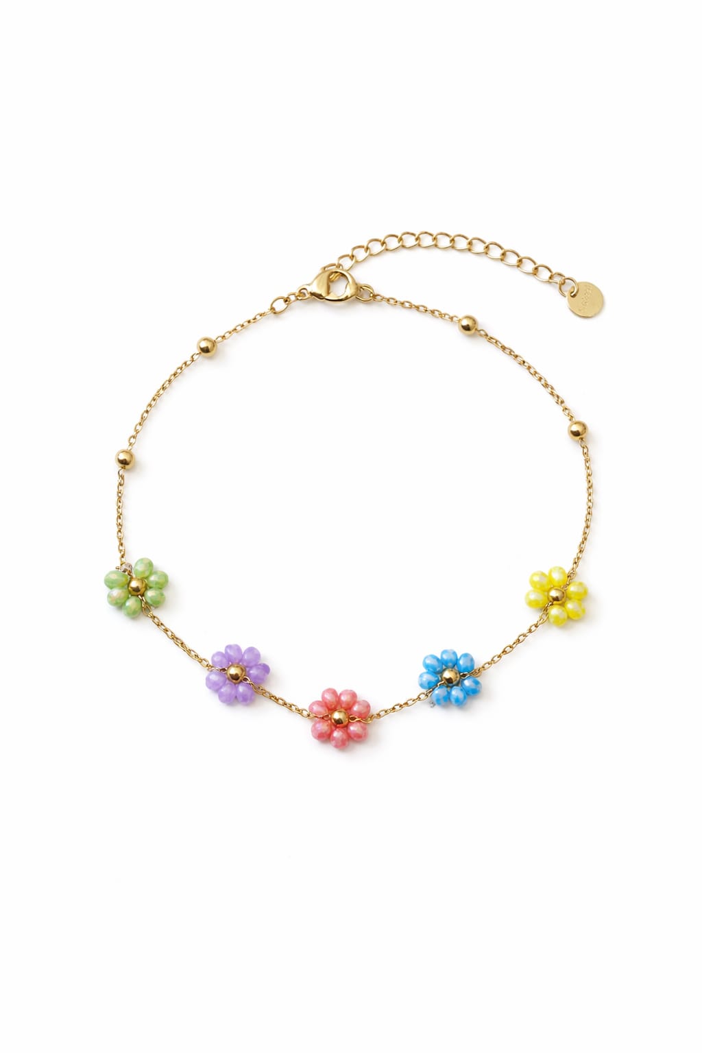 Enkelbandje bloemen kleurvol
