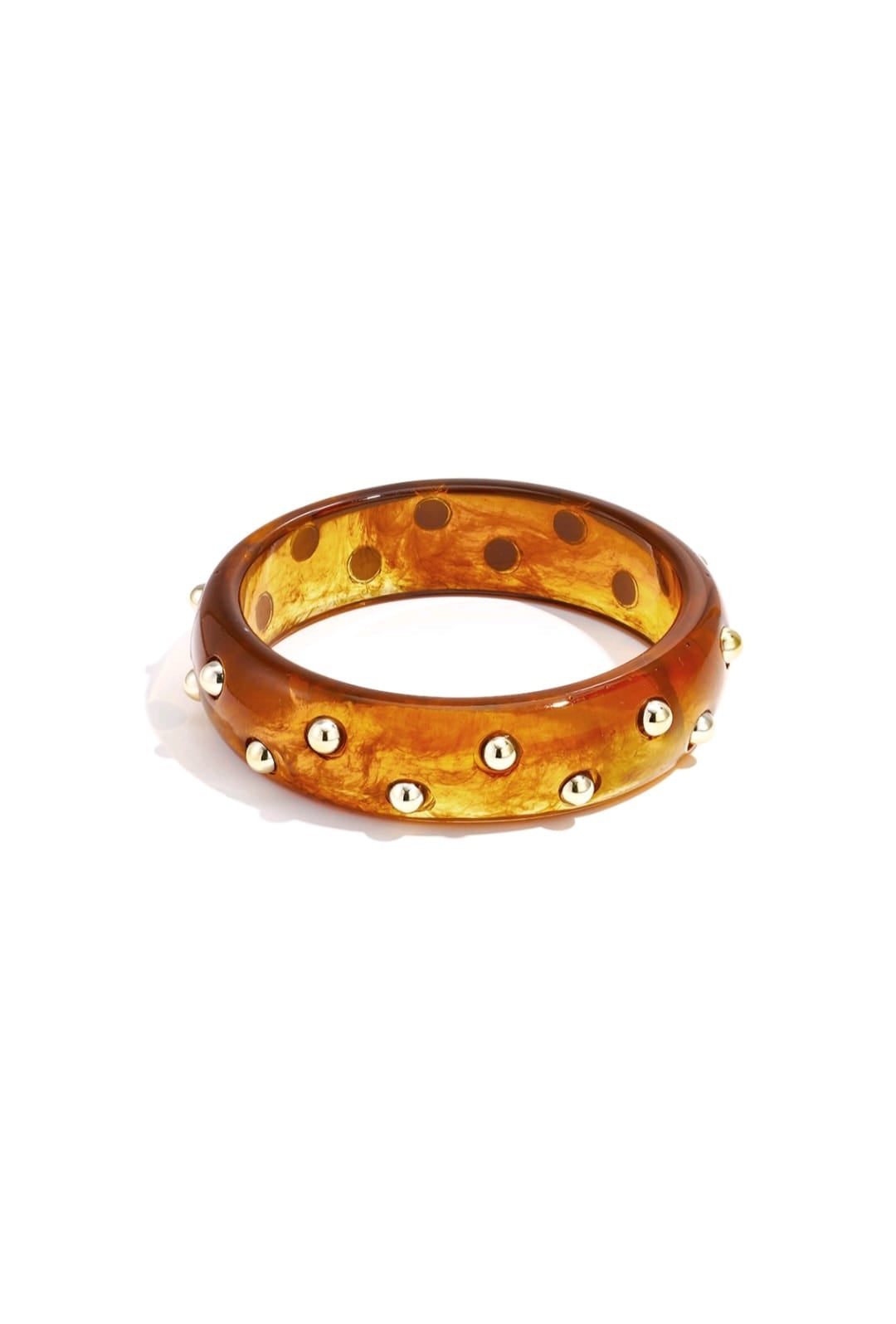 Bangle studs Amber