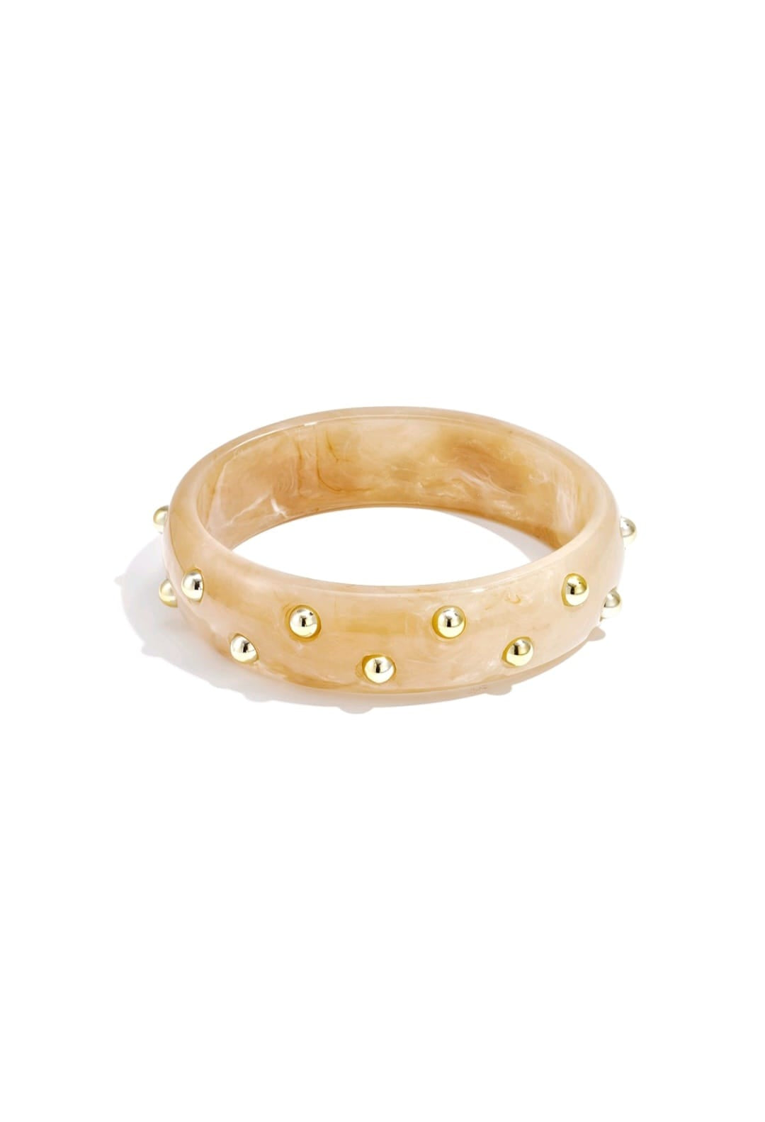 Bangle studs light brown