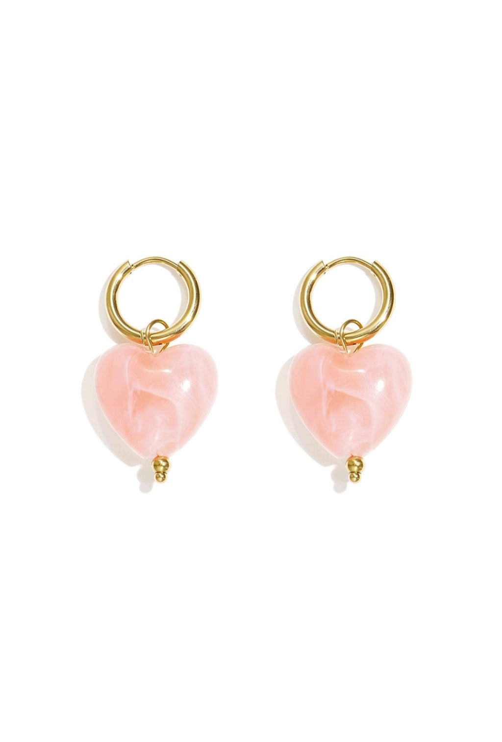 Heart shaped pink