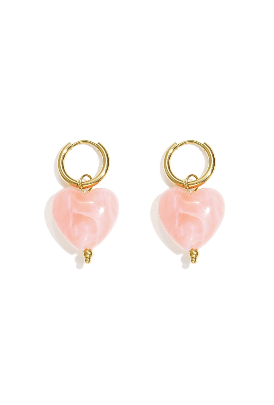 Heart shaped pink