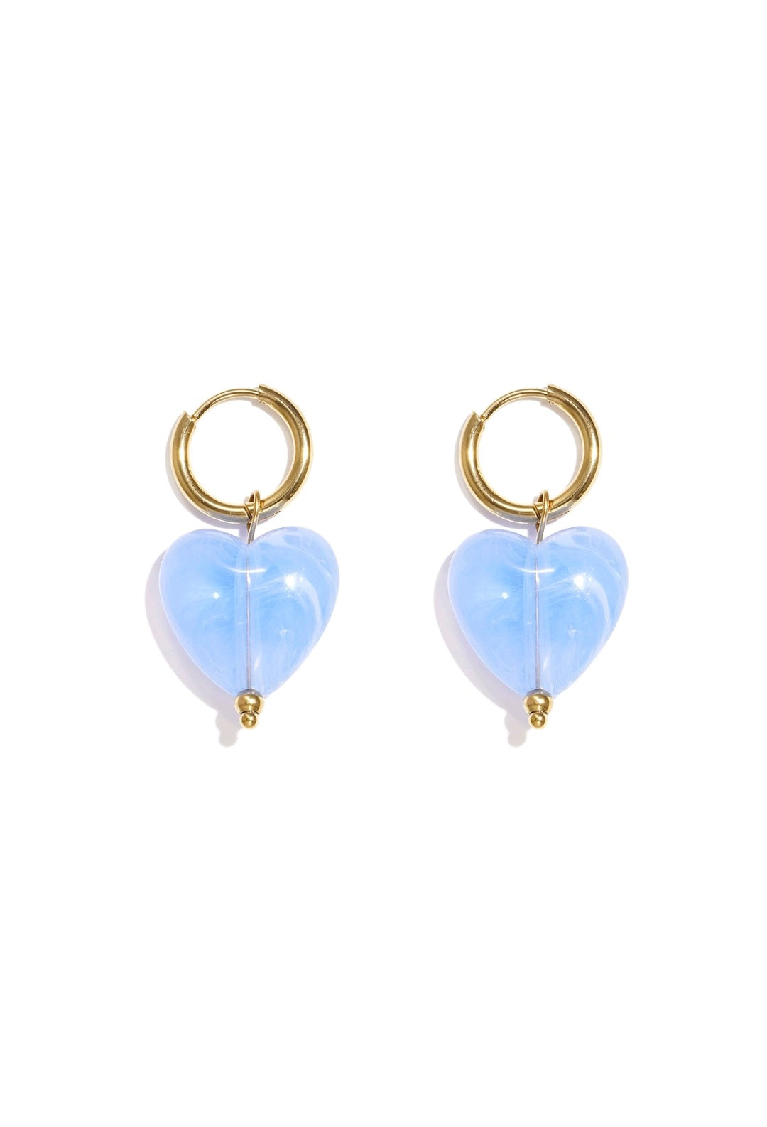 Heart shaped blue